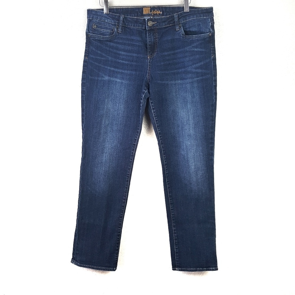 Kut From The Kloth Distressed Wash Denim Jeans 16